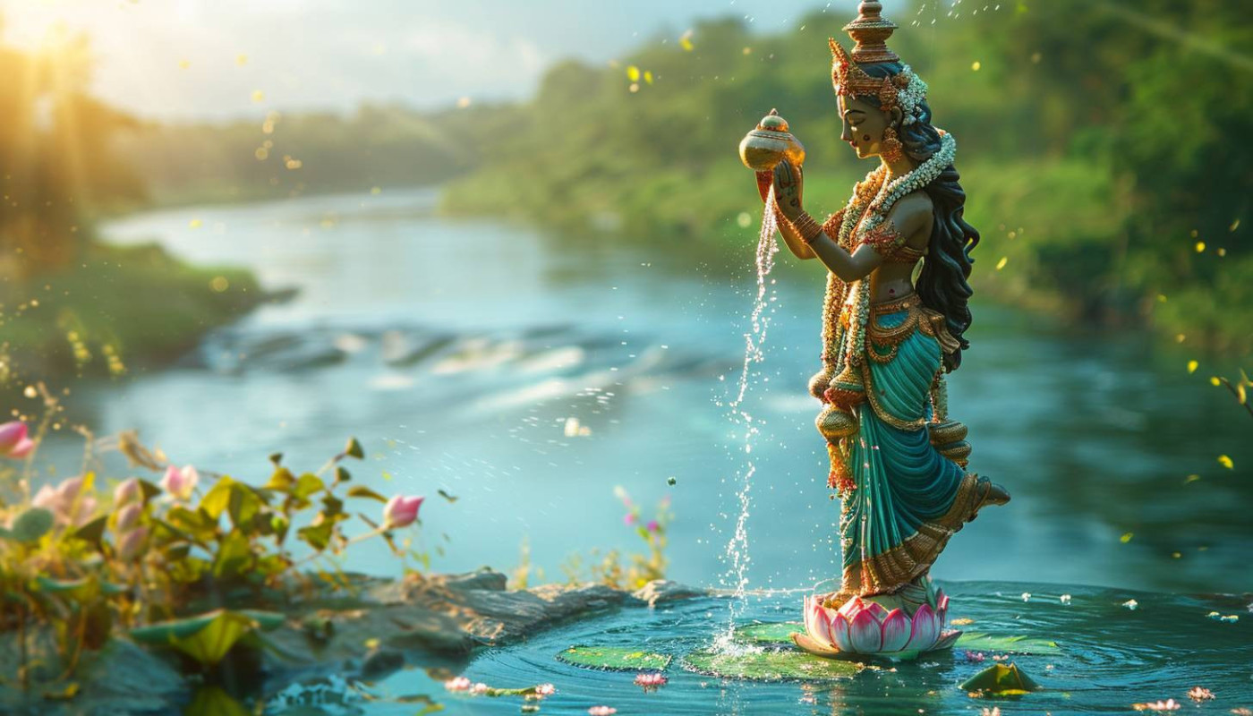 Bien-être - Comprendre les symboles de l'Inde et de l'Hindouisme à travers la spiritualité de l'eau qui coule