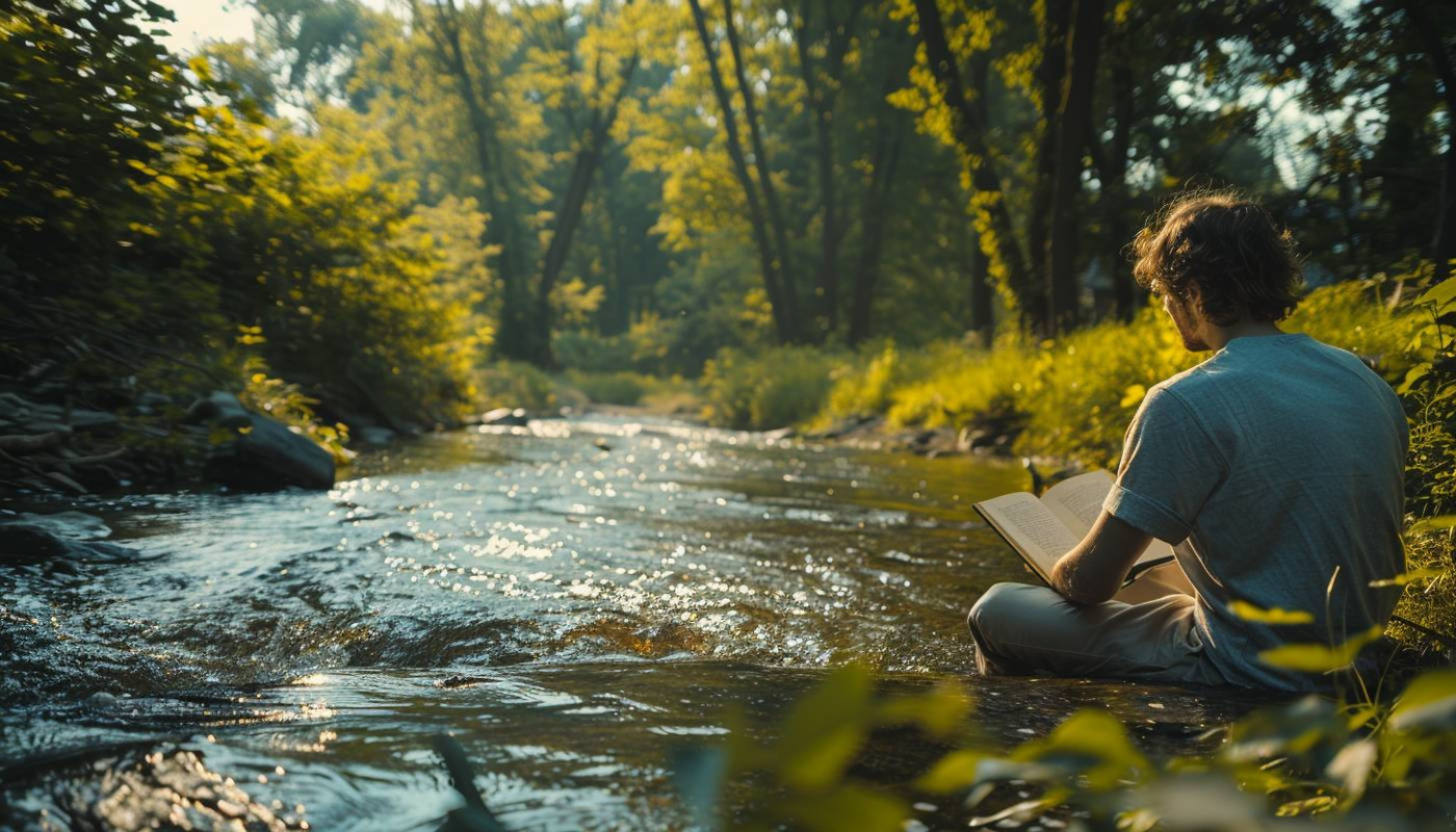Bien-être - Exploration de textes et poèmes classiques sur l'eau, les rivières et le cours de l'eau qui coule